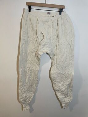 Vintage 1960-70's Penney’s Quilted Thermal Long Underwear XL 42-44 Puffer Pants